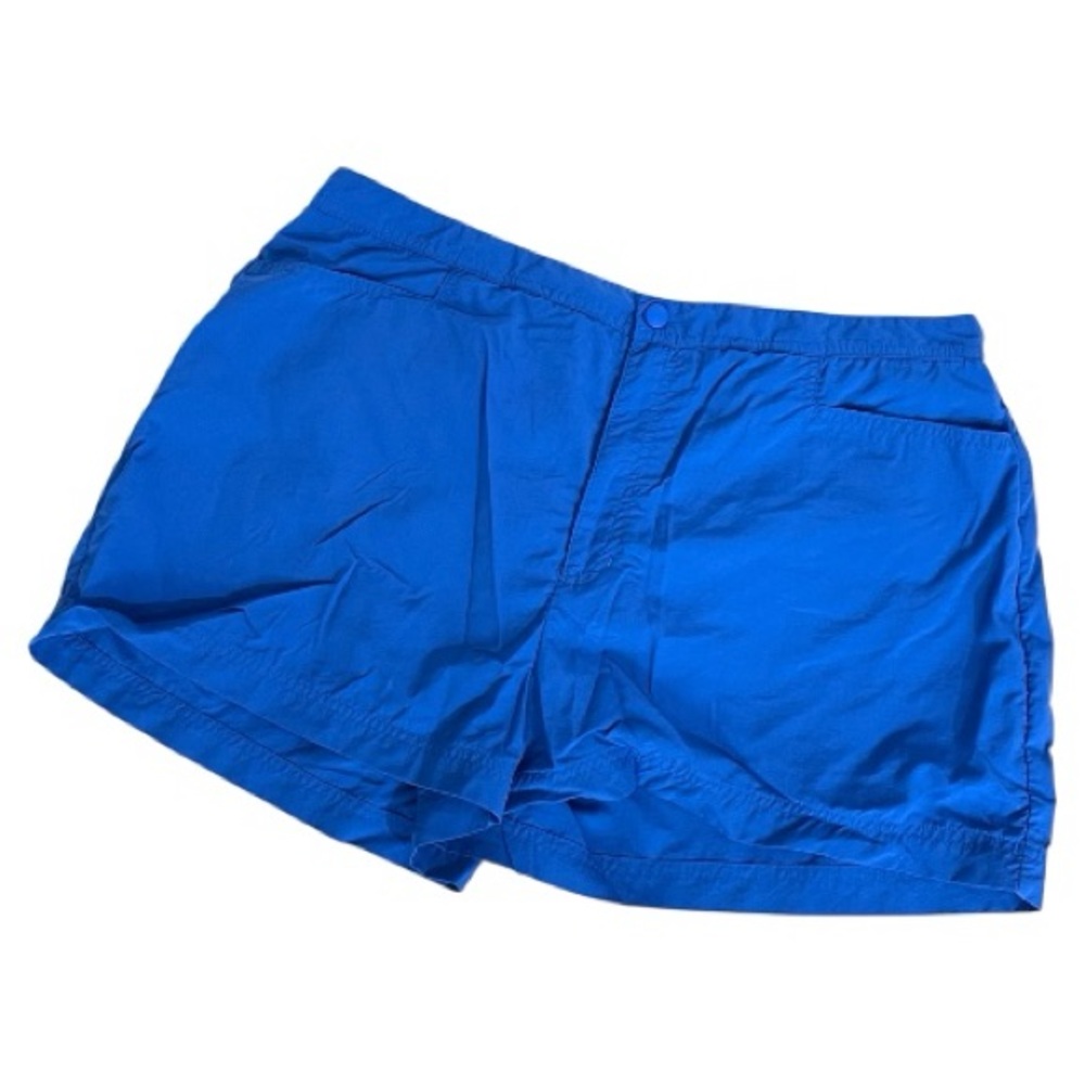 Lands’ End Royal Blue Swim Shorts Women’s Size 14 Quick Dry Elastic Waist